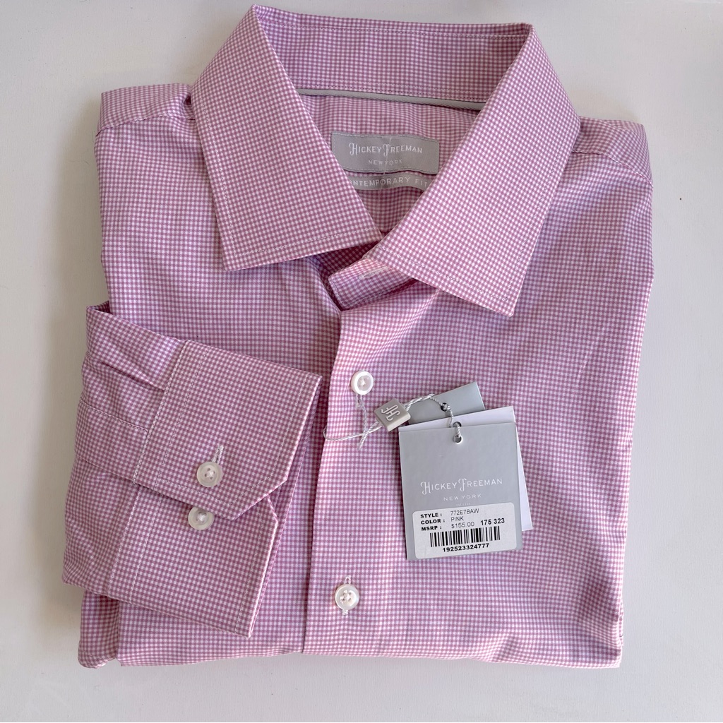 Nwt Hickey Freeman Men’s Button Up Dress Shirt